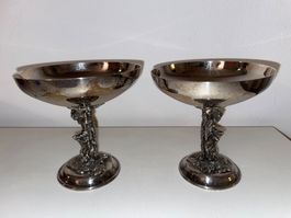 Zwei Versilberte Champagnerkelche von Lambidis