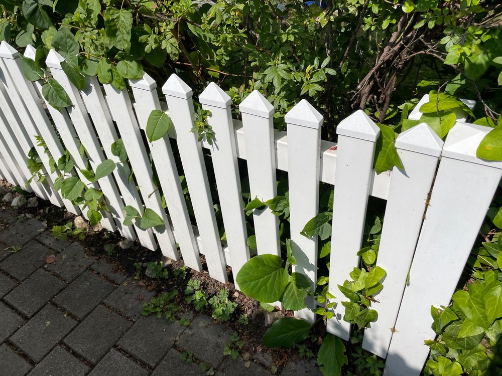 Weisser Kunststoff Gartenzaun mit Gartentüre Kaufen auf Ricardo