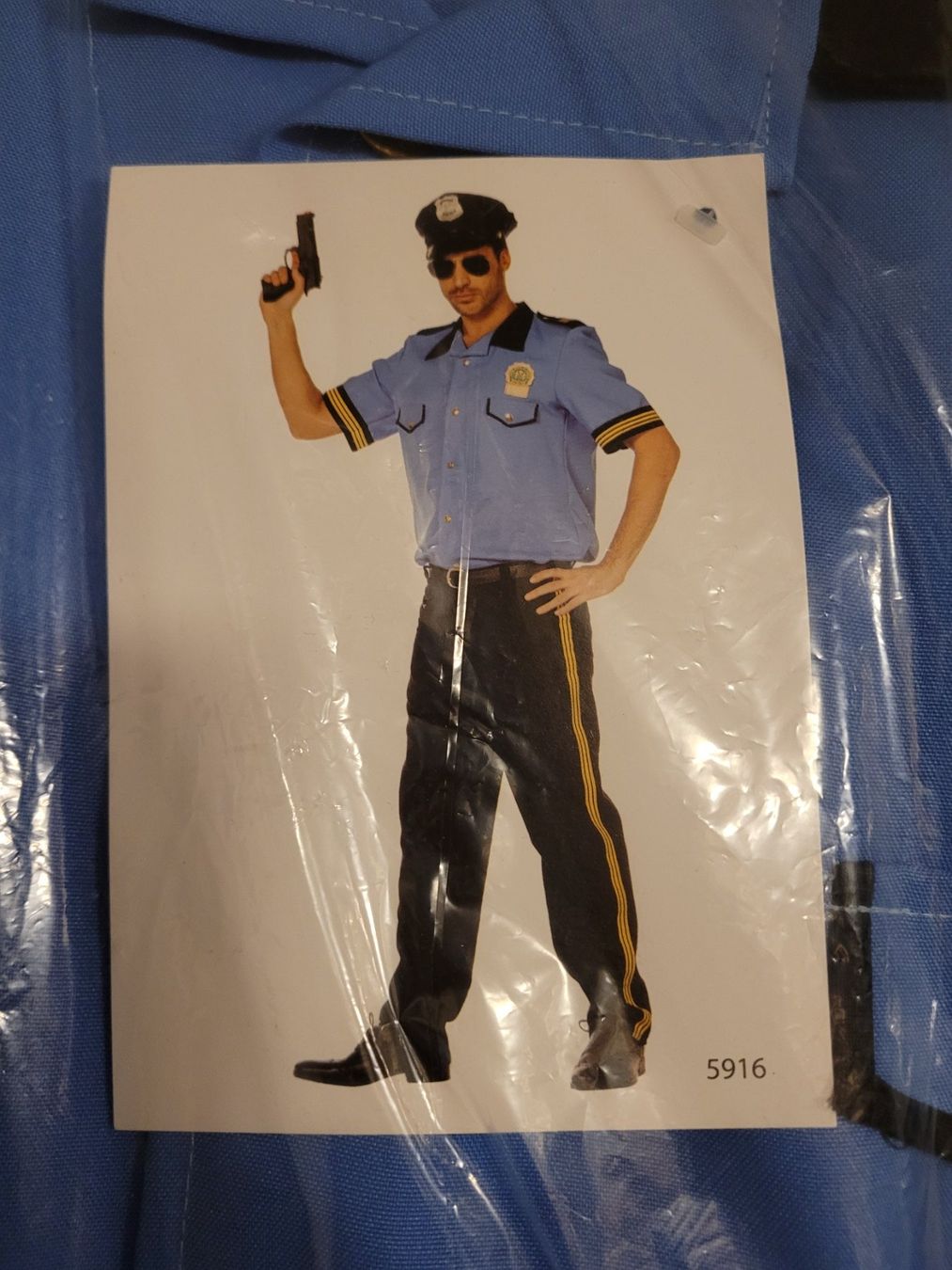 Costumi: Polizei Kostüm Herren Grösse 56 – Nuovo e nell'imballaggio originale da Oberuzwil venduto da aseinkaufswelt 1