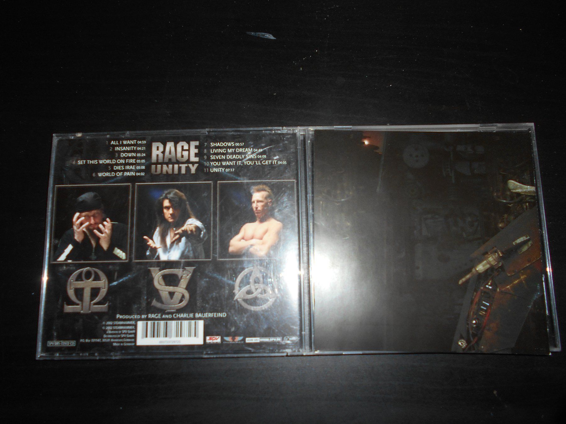 CD: Rage – Unity / 2002 – Usato da Aarberg venduto da witchhunter01 1