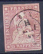 Tutti i francobolli: SRTUBEL No. 24 G – Usato da Les Verrières venduto da Scampi0
