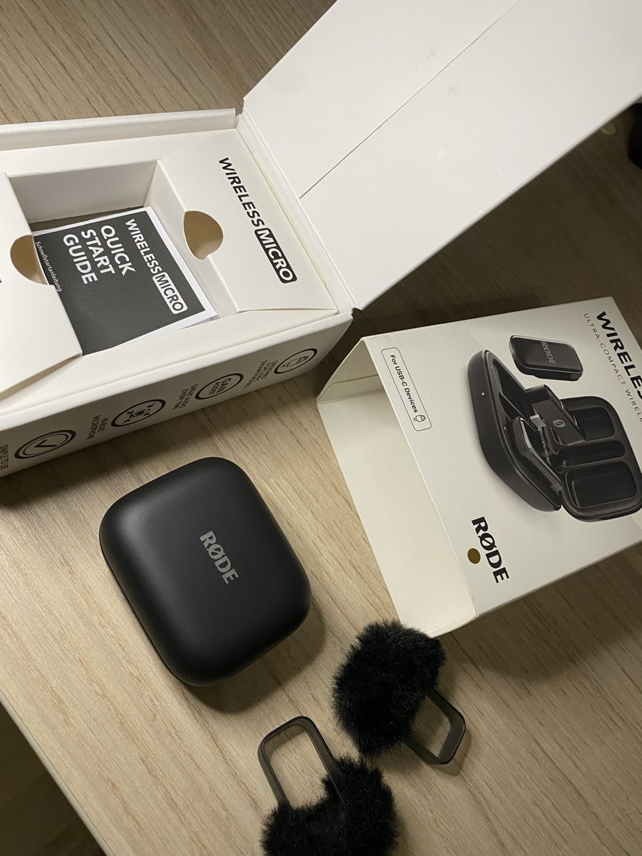 Røde Microphones: RØDE Wireless Micro Mikrofon (USB-C) – D'occasion à Lindau par Om_5hhz 2