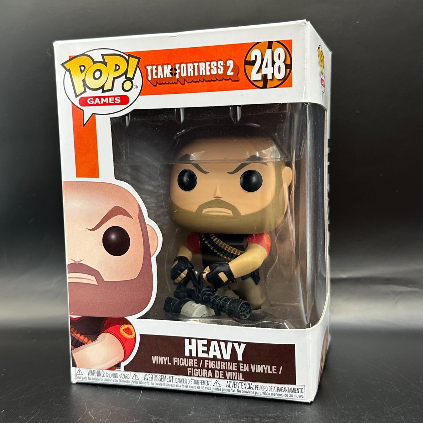 Funko Statuette: Funko Pop! Team Fortress 2 Heavy 248 – Usato da Düdingen venduto da Nerdworld
