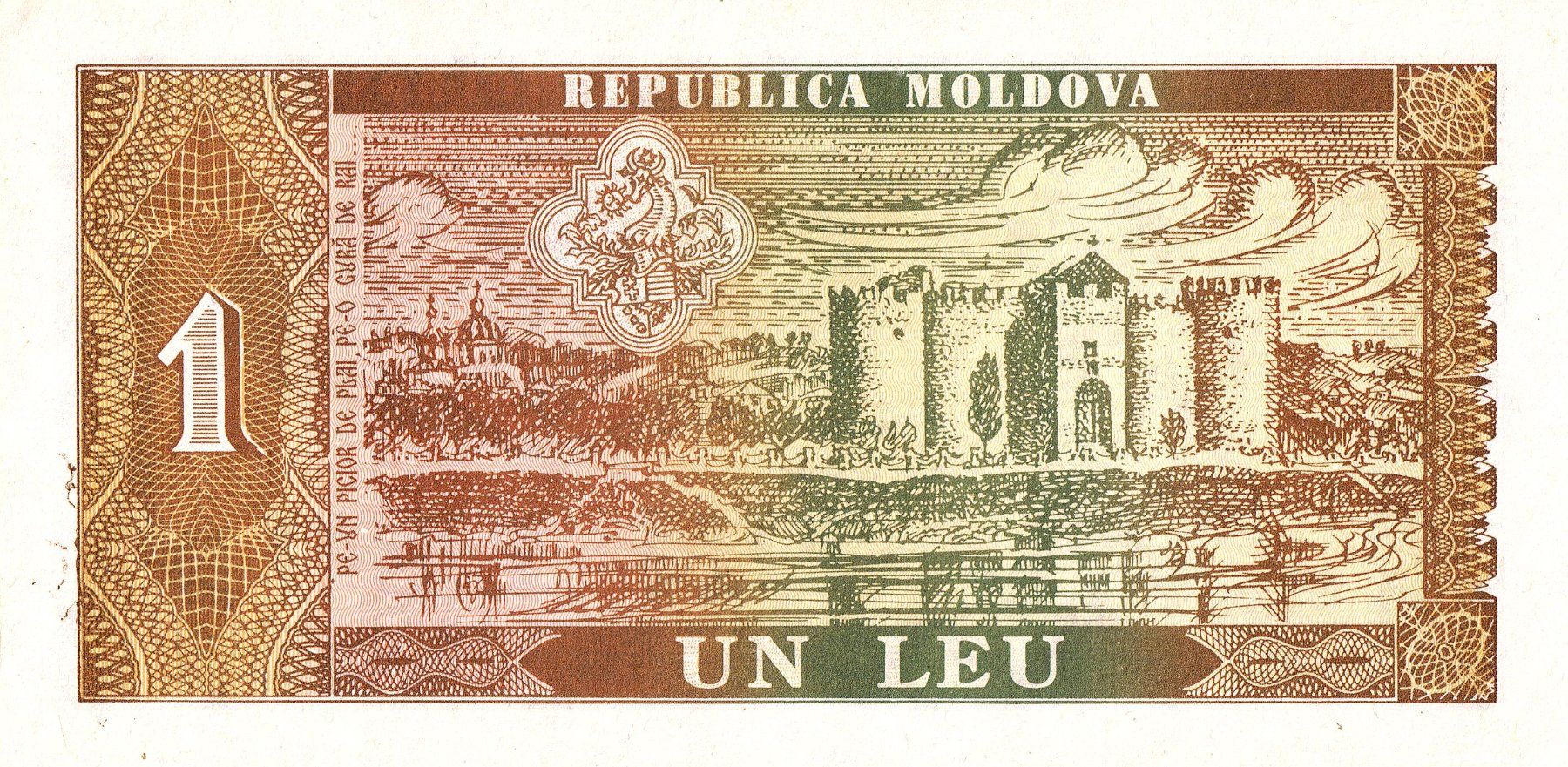 Banconote: MOLDAVIE 1 LEU 1992 (UNC) – Nuovo (secondo la descrizione) da Sonceboz-Sombeval venduto da Simuncons 1