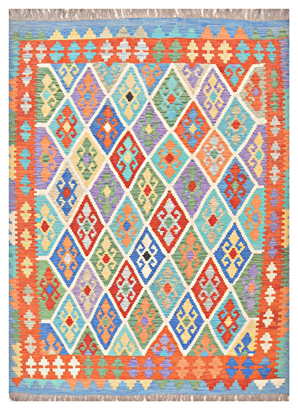 Kelim Tappeti: Oriente Kelim Teppich 150x200 Cm – Nuovo e nell'imballaggio originale da Lahore venduto da Fairways79