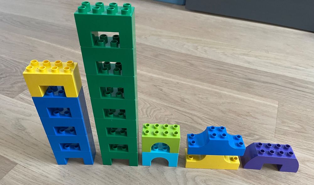 Lego Duplo 17x Steine Brücke, U-Form, Eingang | Kaufen auf Ricardo