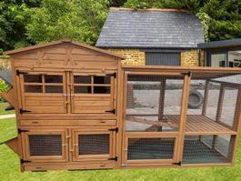 ISOLIERTER Hasenstall Meerschweinchenstall 245 CM