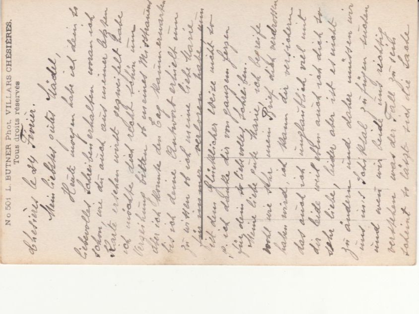 Cartoline postali: Villars ca. 1920 – Usato da Bürglen TG venduto da StampGraf 1