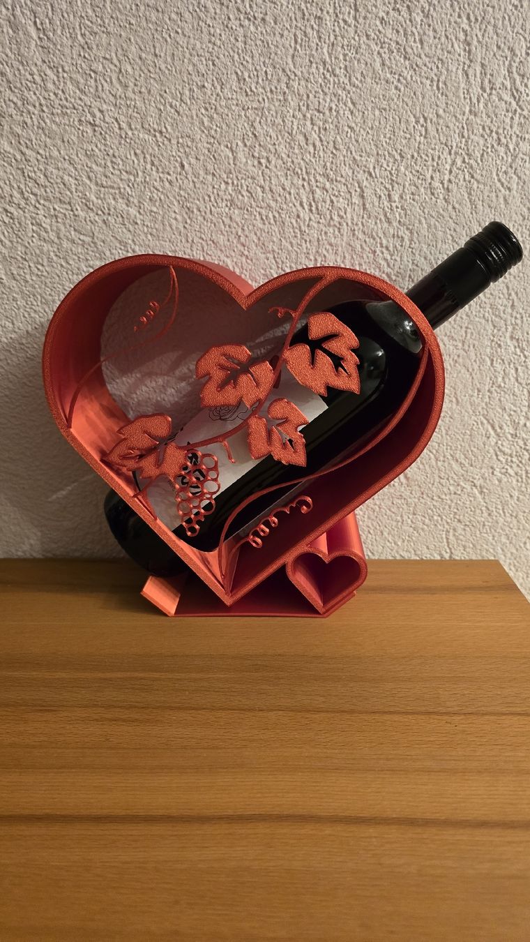 Portabottiglie: Weinständer Flaschenhalter Candyrot 3D neu Wein – Nuovo (secondo la descrizione) da Winznau venduto da johny_wayne