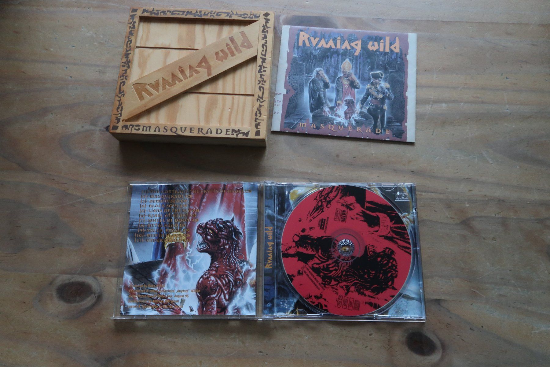 CD: RUNNING WILD - MASQUERADE - HOLZBOX - CD – Usato da Basel venduto da Patiscat 6