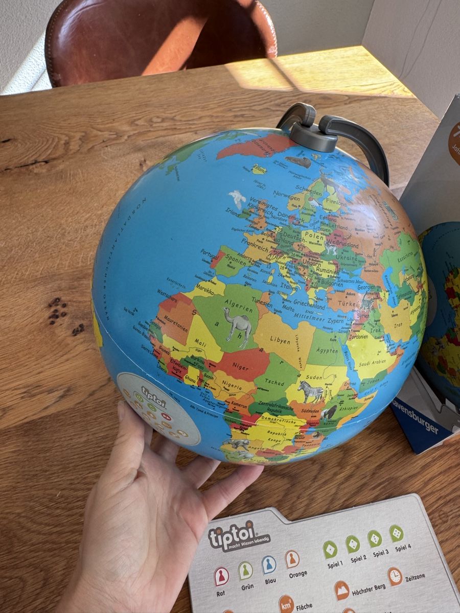 Ravensburger Giochi: Tiptoi Globus mit Spielanleitung Ravensburger – Usato da Niederbüren venduto da Oetschli 1