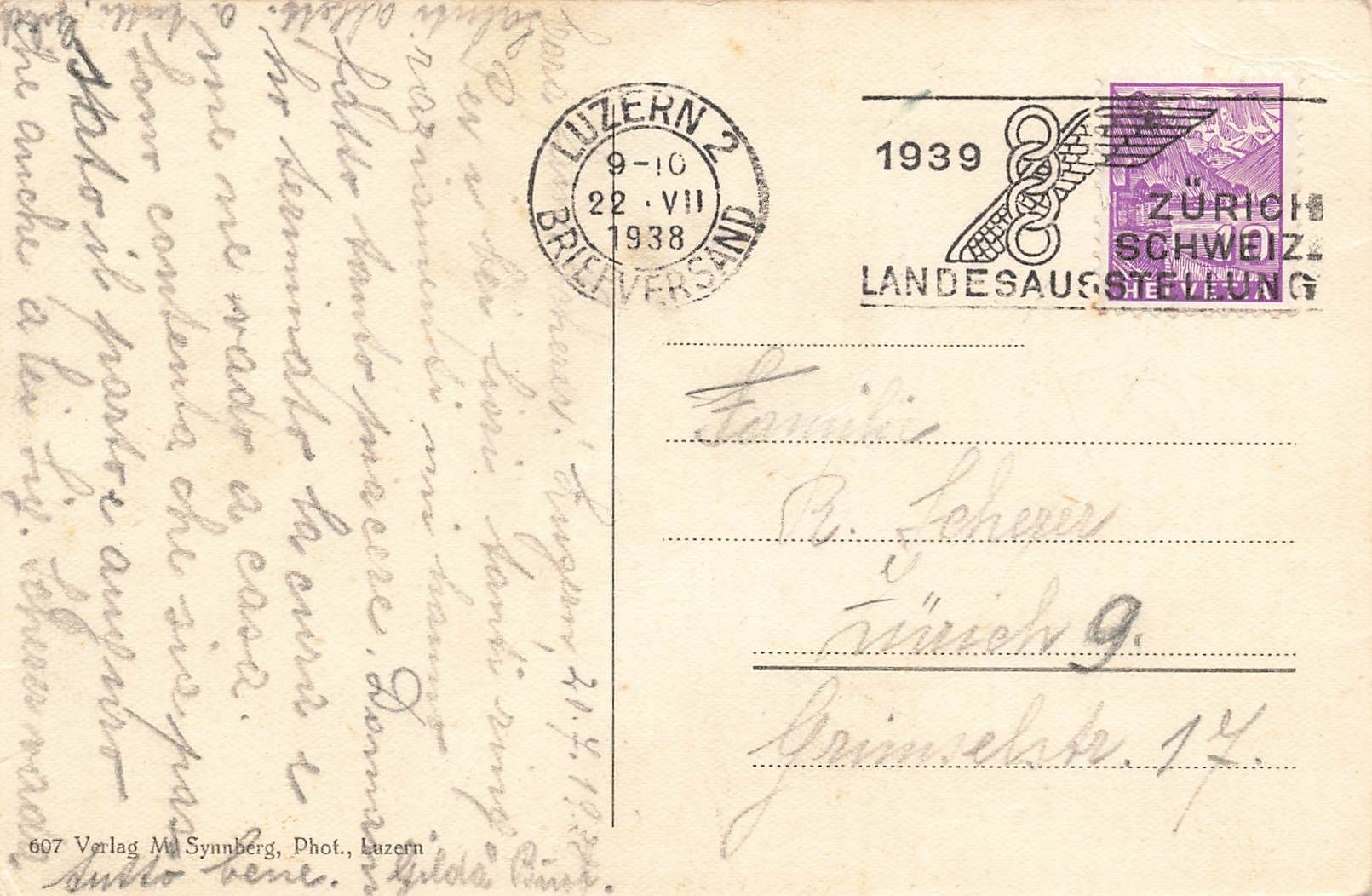Cartoline postali: Kantonale Krankenanstalt Luzern – Usato da Biasca venduto da Blenio71 1