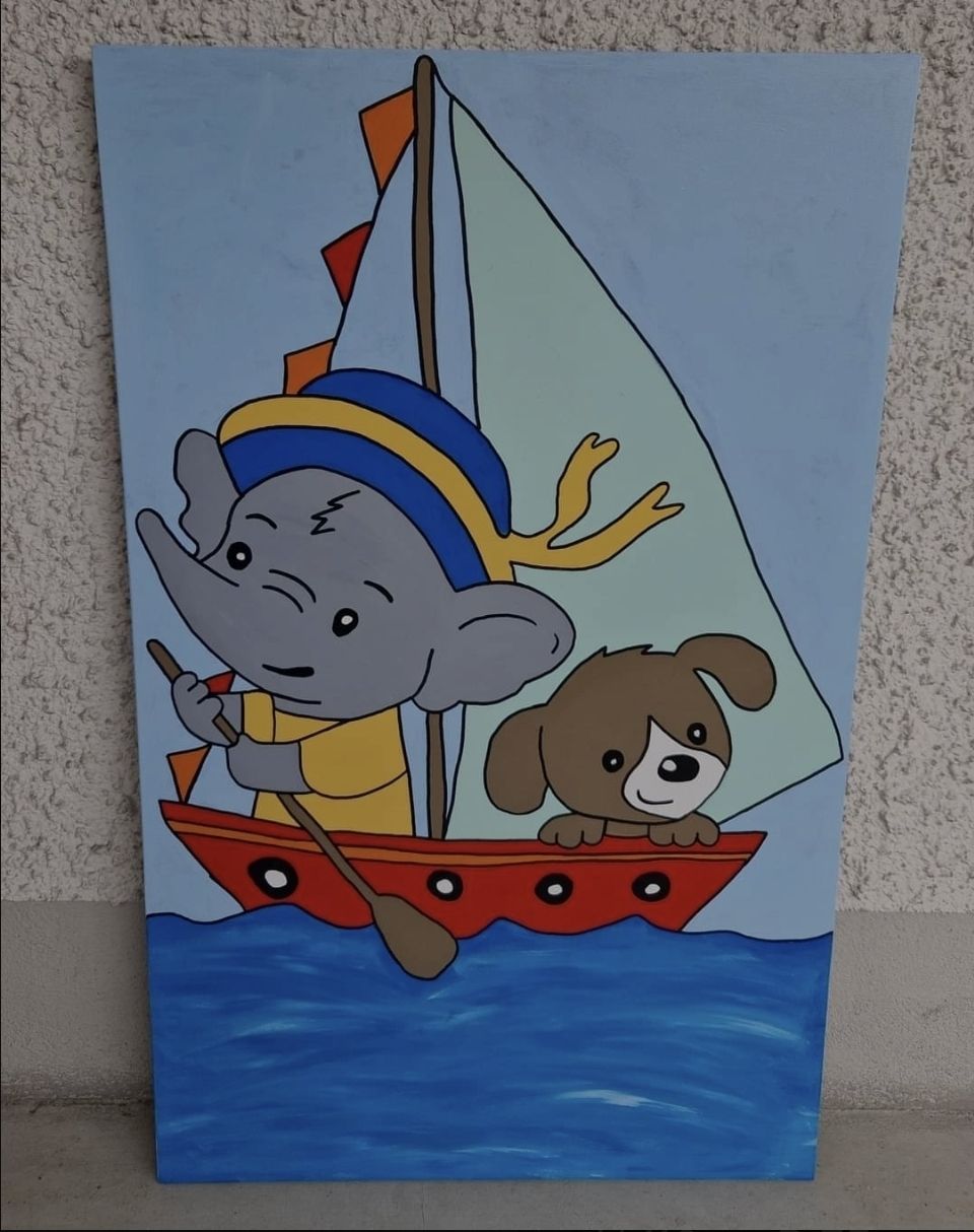 Figuren: Geburtentafel Elefant – Neu (gemäss Beschreibung) aus Ebnet von korsi