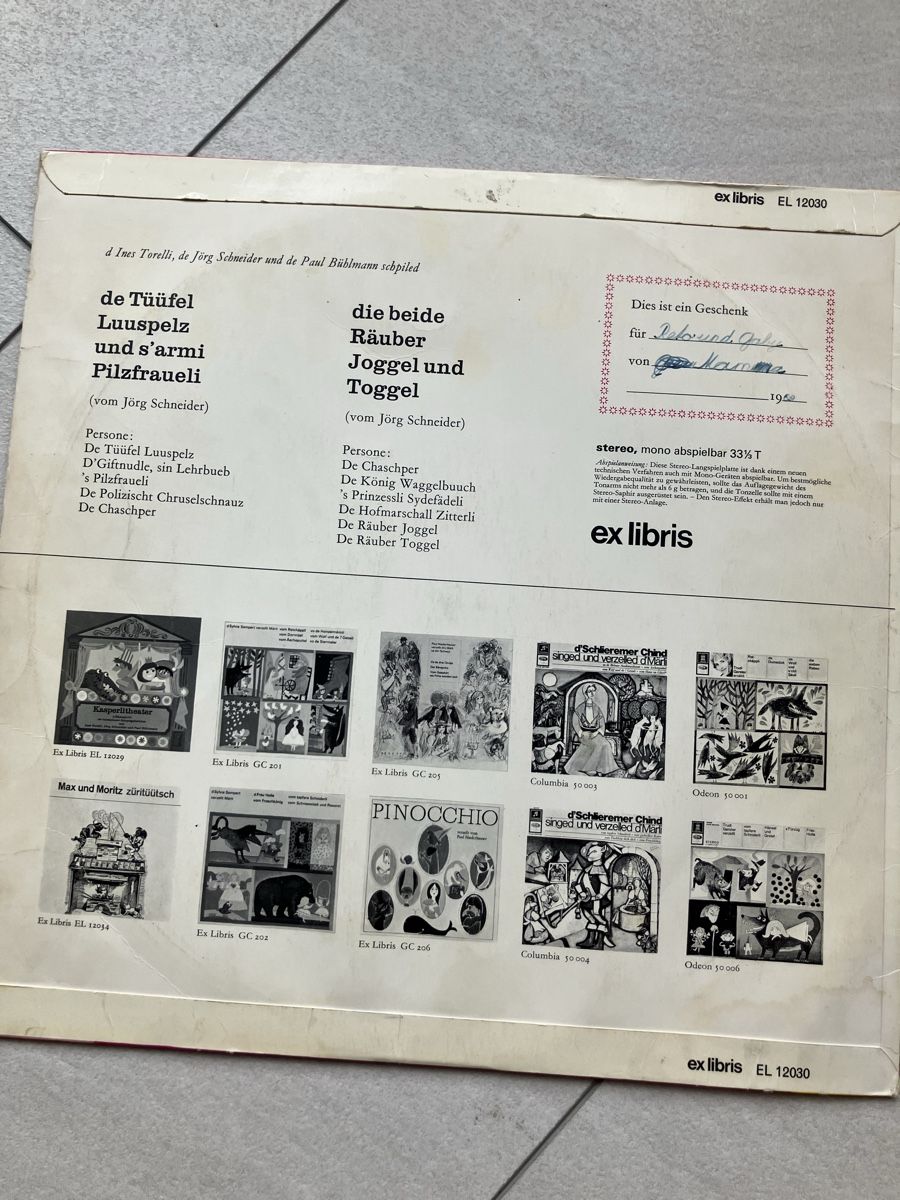 Dischi in vinile: Alte LP Kasperlitheater – Usato da Biglen venduto da Maci2005 1