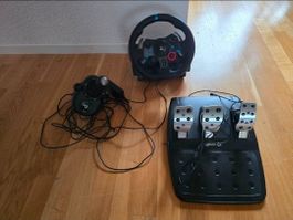 Logitech G29 Lenkrad mit Pedalen für PS4/PS5/PC