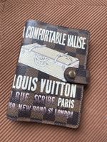 Louis Vuitton agenda GM damier ébène, initiales S.T.
