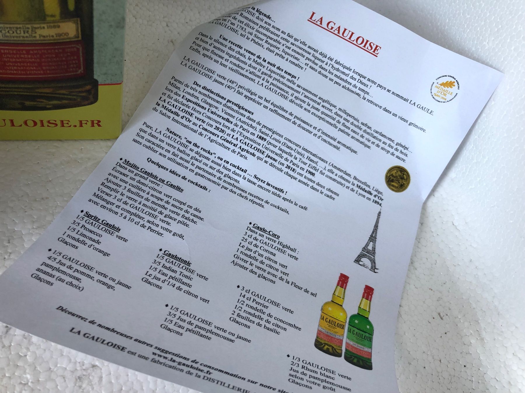 Bevande alcoliche: La Gauloise Verte Liqueur 48%... – Nuovo e nell'imballaggio originale da Wöschnau venduto da Vinsale 9