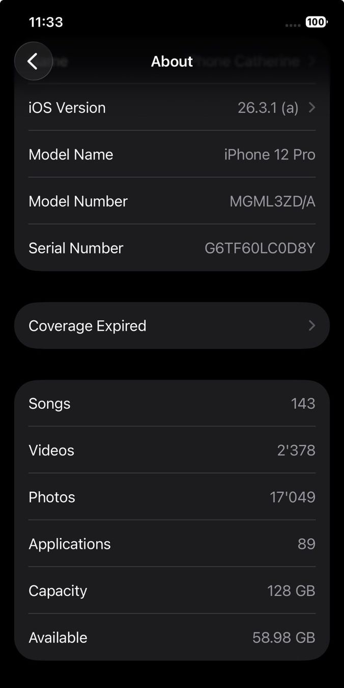 Apple Telefoni cellulari / Smartphones: iPhone 12 Pro Weiss 128 GB gebraucht – Usato da Therwil venduto da Catsoleil 1