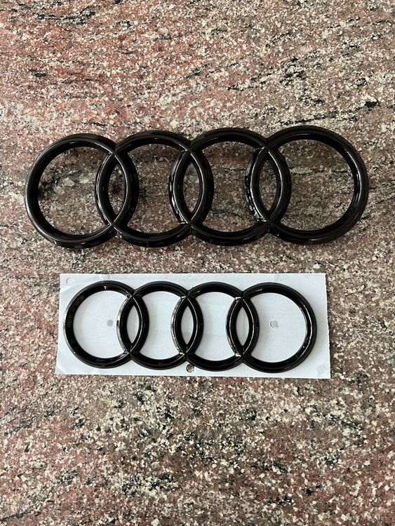 Schwarze Audi Ringe