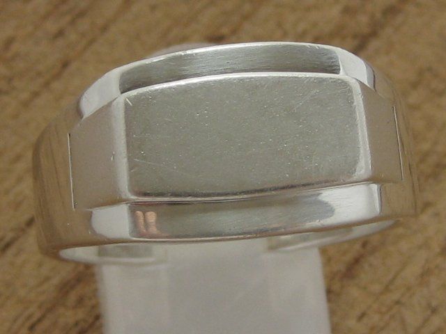 Anelli: Vintage Ring Silber 925 + MP Gravurplatte – Usato da Ermatingen venduto da Decovin 3