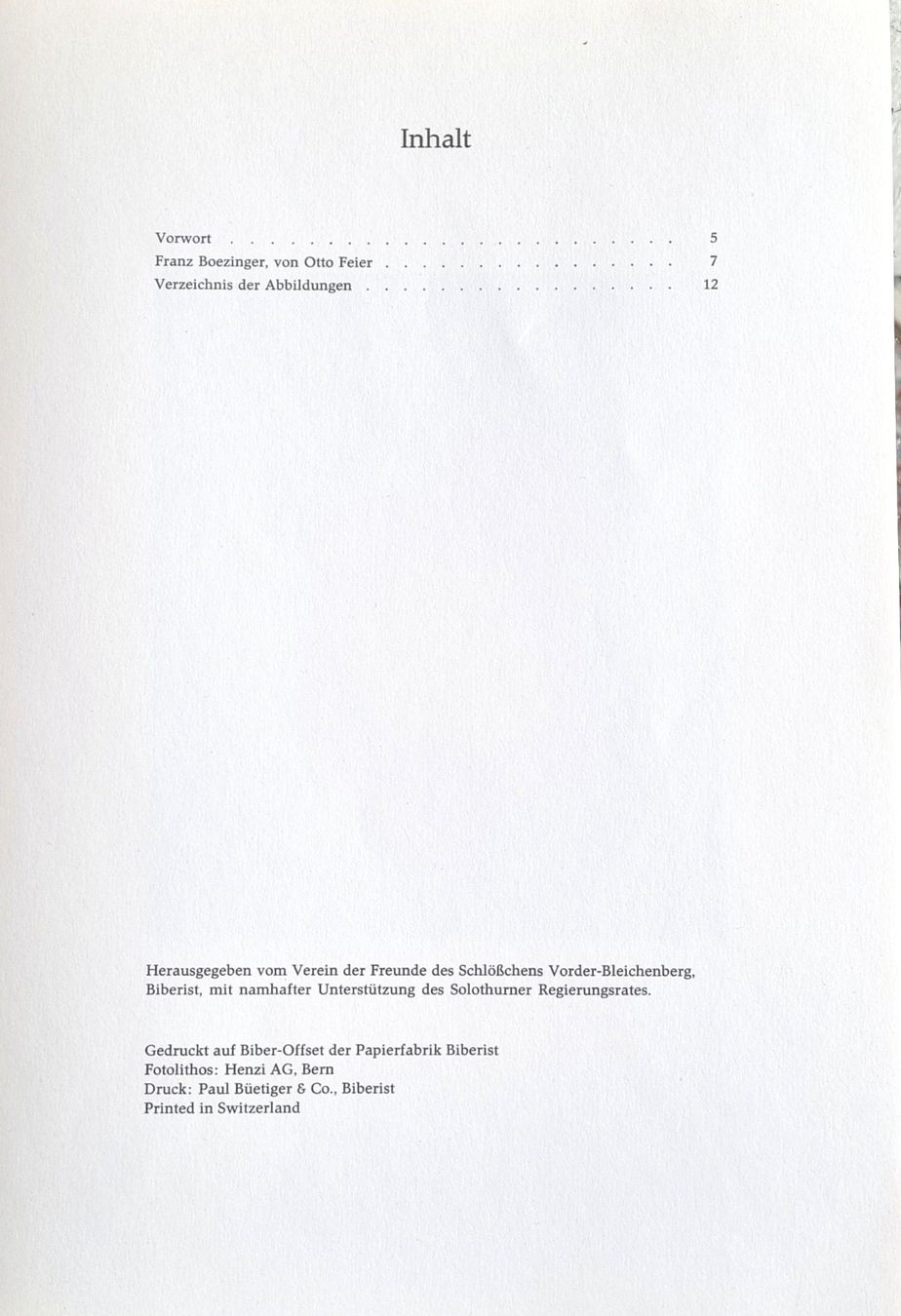 Gemälde: Franz  Bözinger - Solothurn - Oelbild – Gebraucht aus Rothrist von RROENK 5