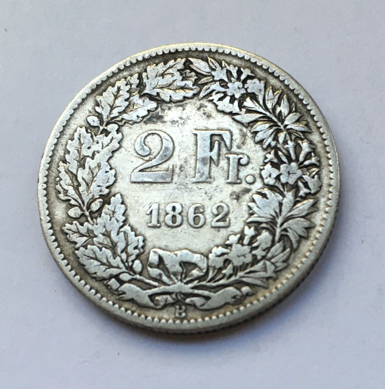 Toutes les monnaies: 1862 2 Franken Silber – D'occasion à Kirchberg SG par Helveticus00