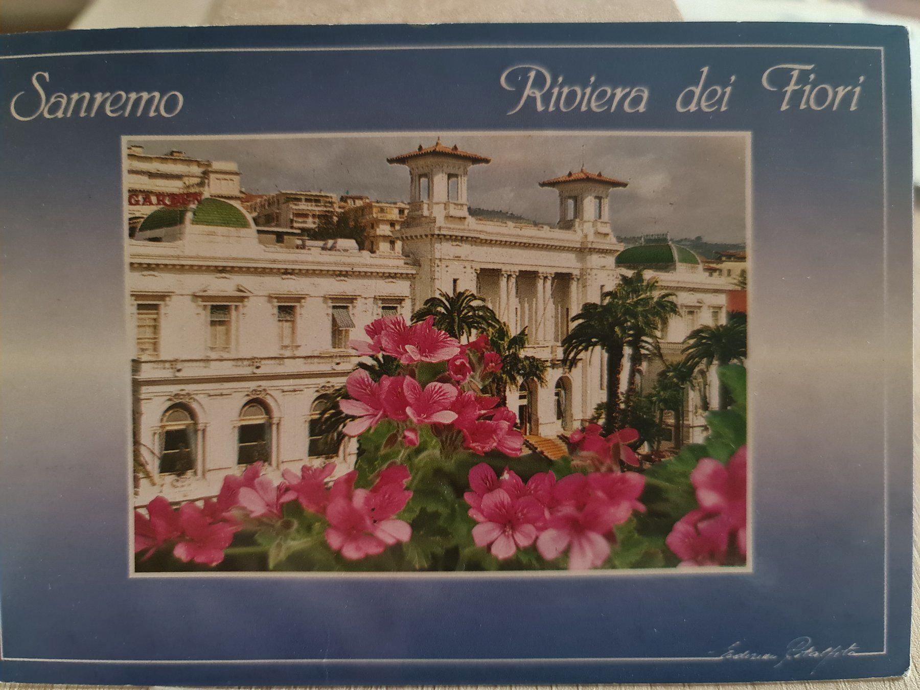 Cartoline postali: Ansichtskarte Sanremo – Usato da Dintikon venduto da Vexi