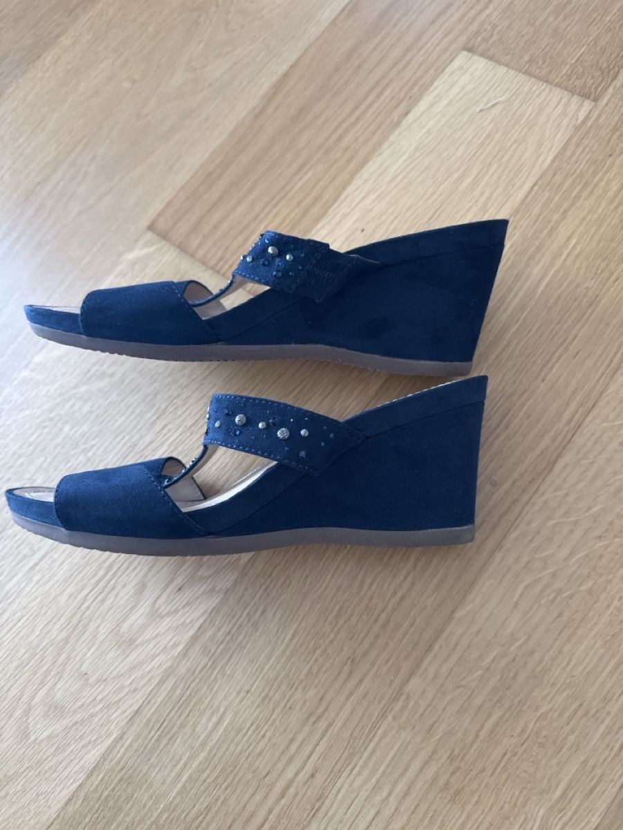 Graceland Scarpe da donna: Sandalen, blau, Grösse 39 – Nuovo (secondo la descrizione) da Sursee venduto da Alyel 1