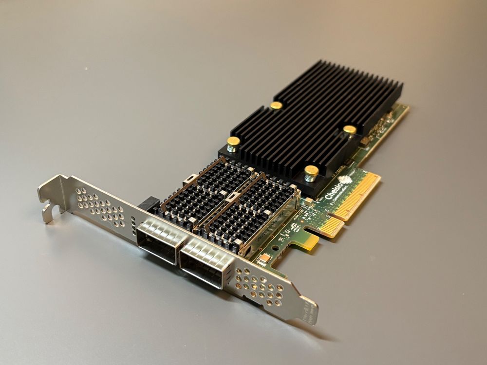 Chelsio T580-LP-CR Dual Port 40GbE QSFP+ Netzwerkkarte (Gebraucht) in ...