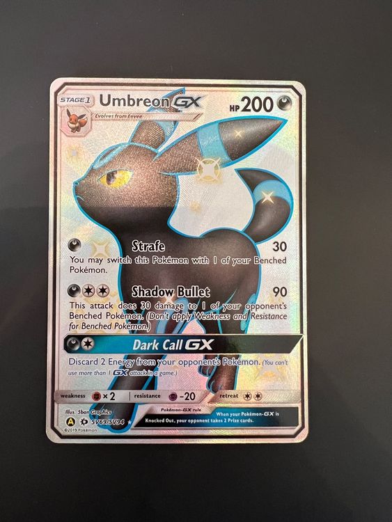 Pokemon Umbreon GX SV69/SV94 - Hidden Fates - ENG | Kaufen Auf Ricardo