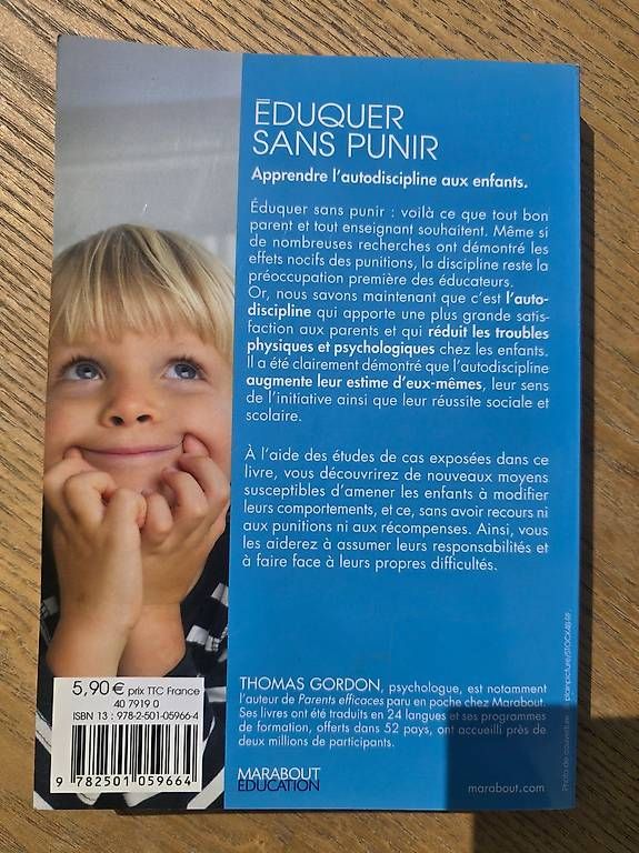 Libri: Éduquer sans punir - Thomas Gordon – Usato da Begnins venduto da psy-harmonie 1