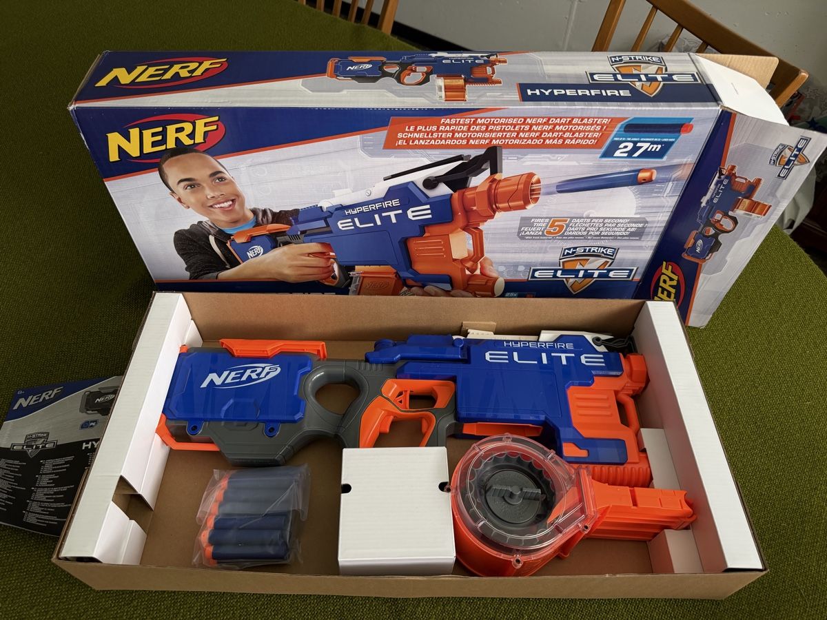 Nerf Jouets: Neue Nerf N-Strike Elite HyperFire  – Neuf avec emballage d'origine à Bettlach par Tradenet100