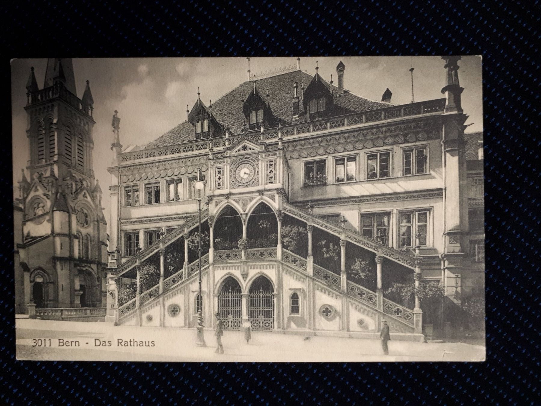 Ansichtskarten: BERN 1912 - DAS RATHAUS - ANIMIERT – Gebraucht aus Ponto Valentino von giorgia06