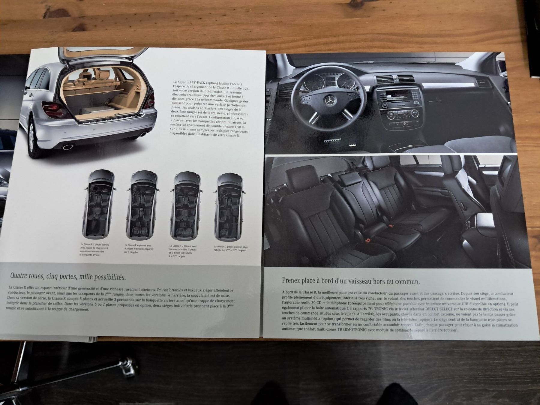 Mercedes-Benz Documenti: Dépliant Mercedes – Usato da les brenets venduto da Laguille 1