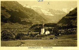 Frutigen - Lötschbergbahn BLS + 1913