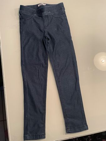 Mädchen -Leggins d blau .gr.116 weicher stoff ,dehnbar