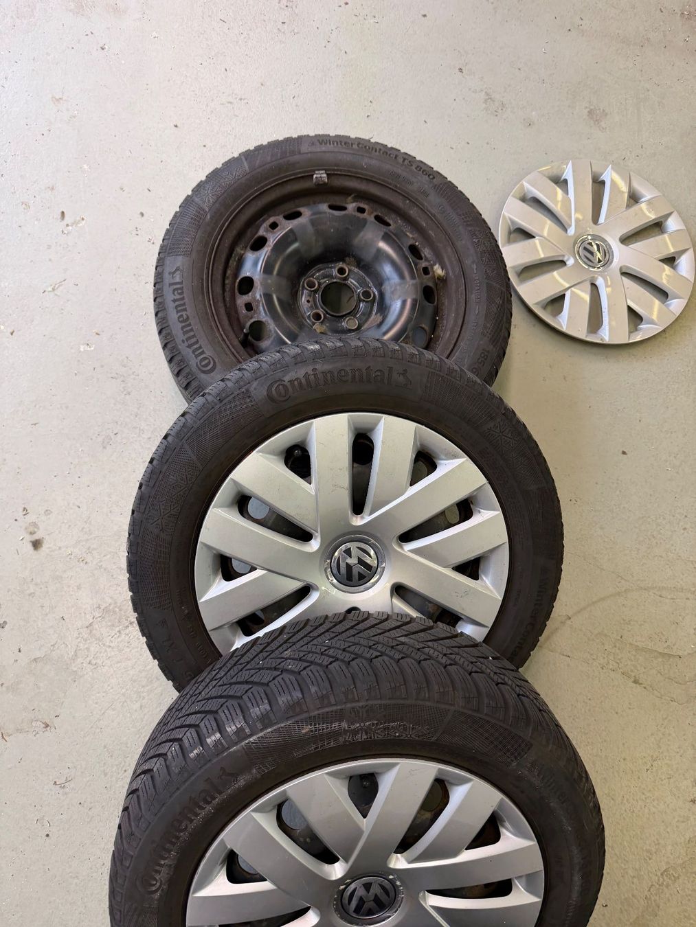 Volkswagen Pneus & Kompletträder: VW Kompletträder Winter 185/60R15 – Gebraucht aus Däniken SO von King-Automobile 2