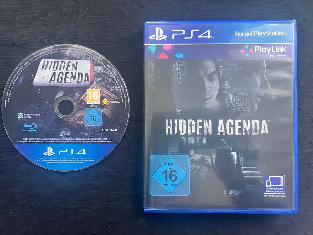 HIDDEN AGENDA PS4 (Gebraucht) in st.gallen für CHF 5 mit Lieferung