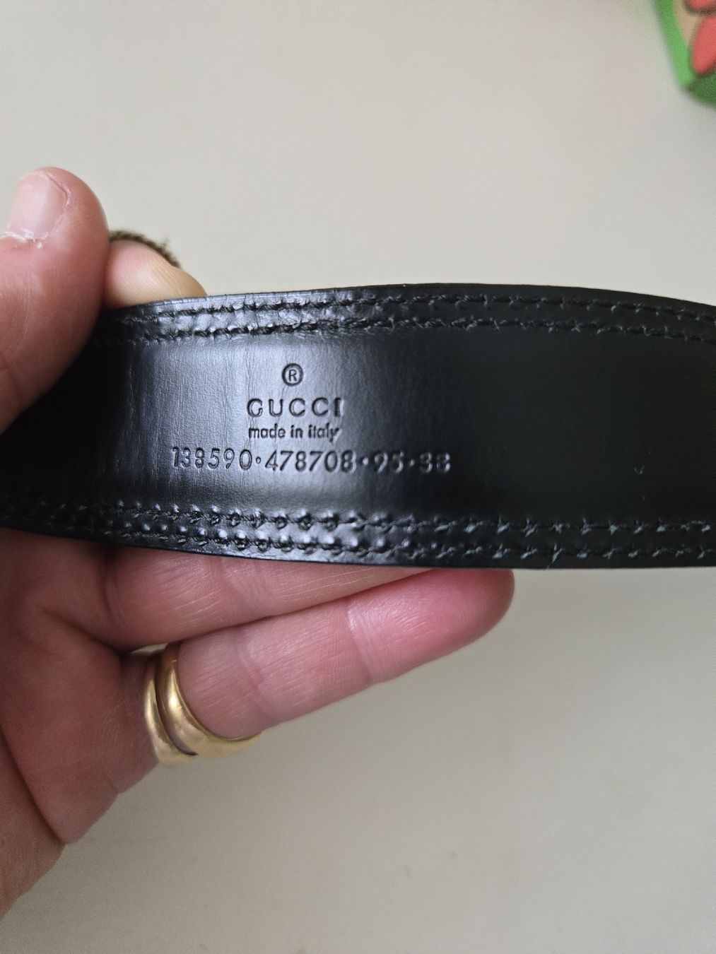 Gucci Cinture: GUCCI leather belt – Usato da Zug venduto da f_t_827r 3
