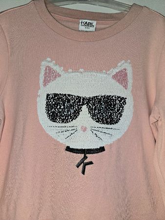 Karl Lagerfeld Kids Kleid Gr. 146  10-12J Pailetten