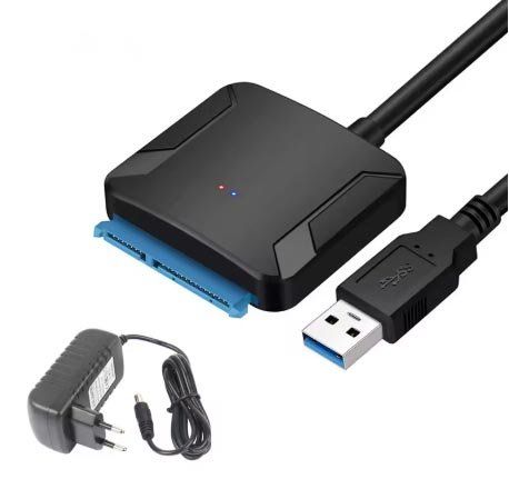 Convertitori: USB 3.0 zu SATA Festplatten-Adapter-Konverter – Nuovo e nell'imballaggio originale da Liestal venduto da OMAROSHOP 2