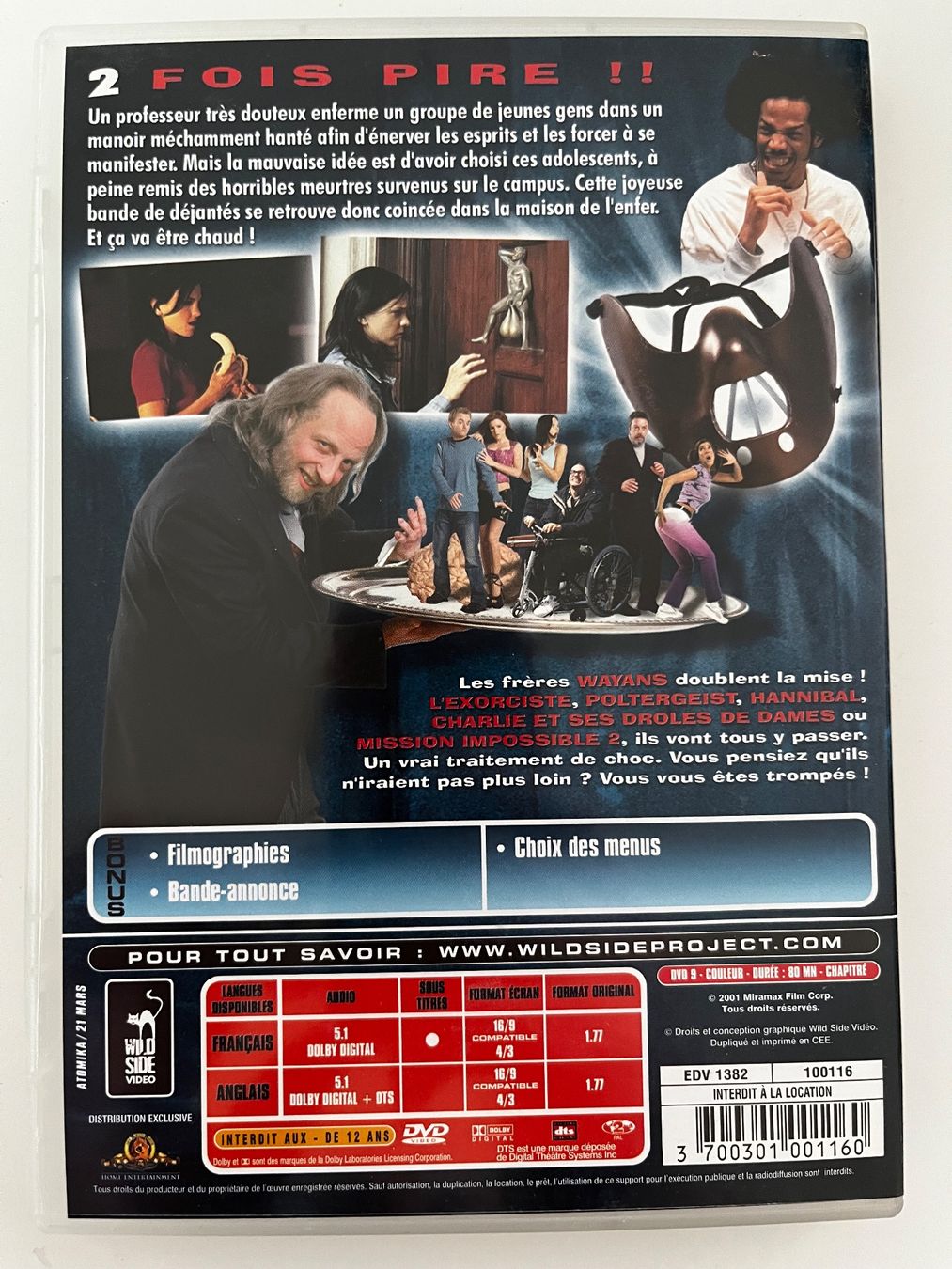 Tutti i DVDs: Scary Movie 2 DVD – Usato da Veyrier venduto da Deniro2 1