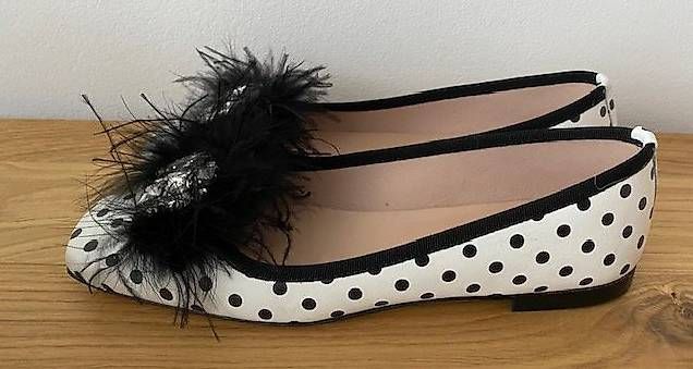 Damenschuhe: LIDEA Ballerina schwarz/weiss Gr. 40 – Neu und originalverpackt aus Thun von urs_p58q 1