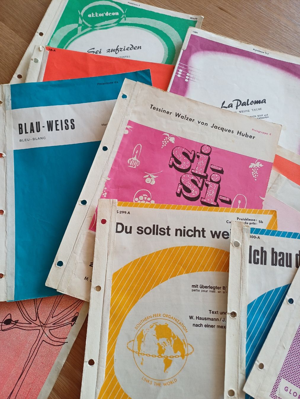 Strumenti musicali: Handorgel-Notenblätter-Sammlung: Schlager, Walzer, Oldies – Usato da Amriswil venduto da SANNamerino 1