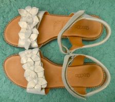 FRODDO Gr. 37 ISL 23.8 creme-hellgold Ledersandalen 2x Klett