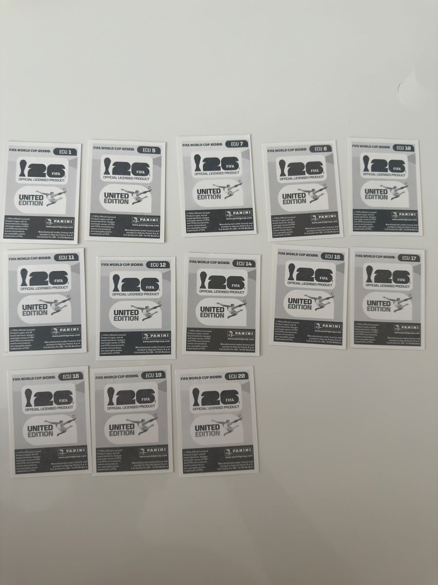 Panini Carte collezionabili: PANINI WM 2026 verschiedene Bilder ECUADOR  – Nuovo (secondo la descrizione) da Meggen venduto da Carina5555 1