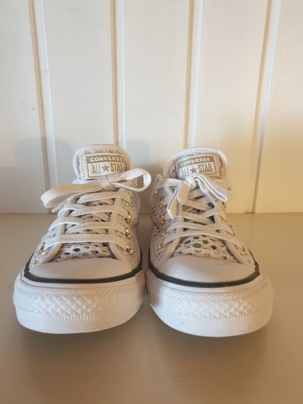 Converse Herrenschuhe: Baskets Converse All Star blanches ajourées taille 37.5 – Gebraucht aus Rennaz von nunofilipe13 3