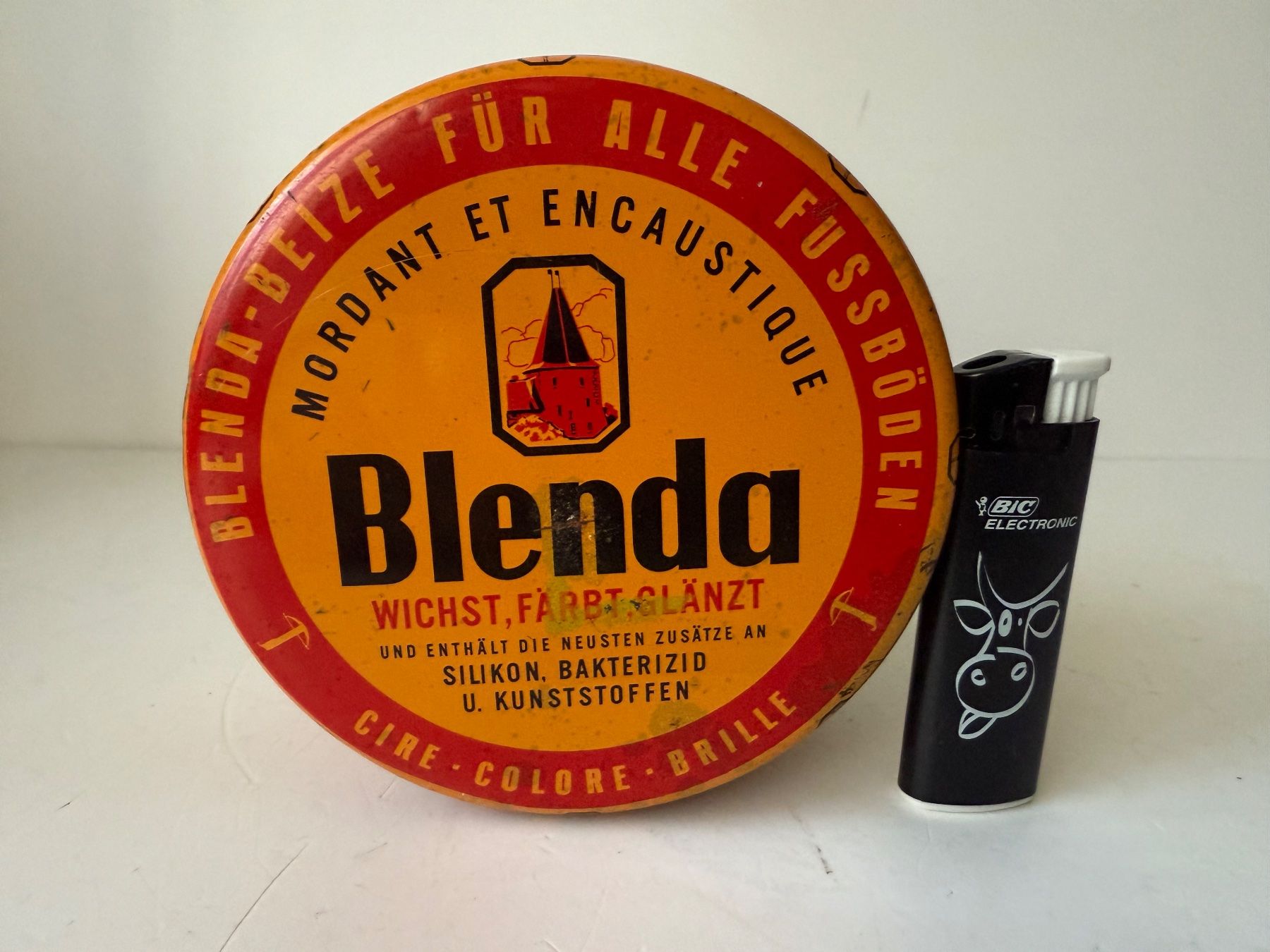 Barattoli: Antike Blechdose Blenda - Beize – Usato da Zwingen venduto da moje1 3