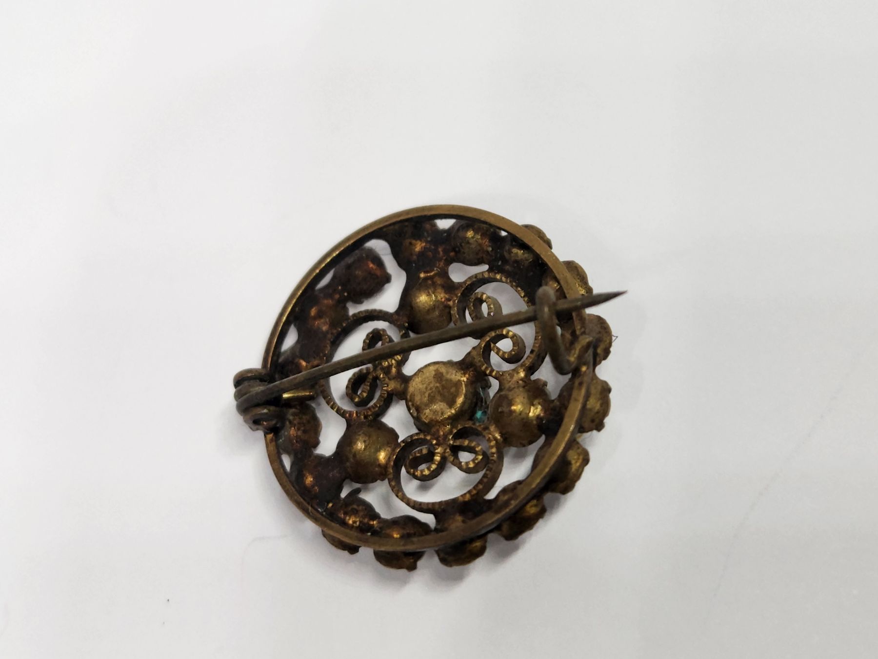 Spille & Fermagli: Schöne Vintage Brosche mit Strasssteinen – Usato da St. Gallen venduto da GIULESGG 3