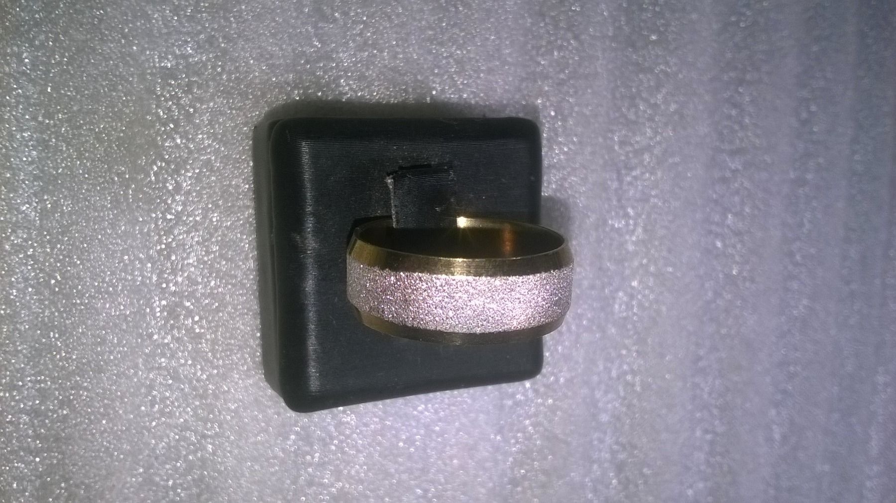 Anelli: ring edelsthal,,,vergoldet  und versilbert,,glitzer – Nuovo (secondo la descrizione) da Basel venduto da bijoutrie_4